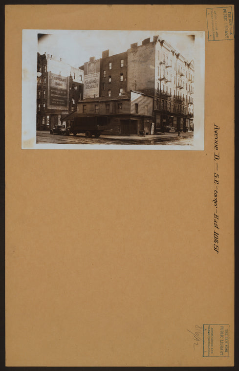 Manhattan: Avenue D - 10th Street (East)