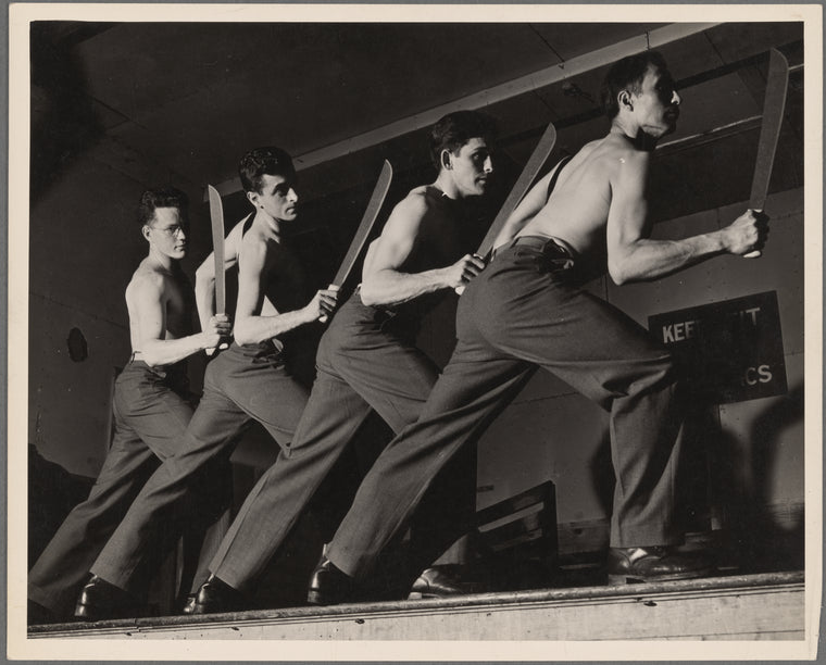 José Limón and other soldiers in "Deliver the Goods"