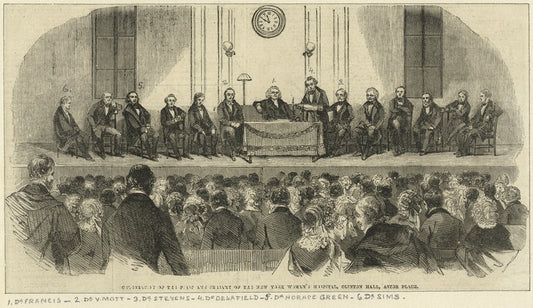 Celebration of the First Anniversary of the New York Woman's Hospital, Clinton Hall, Astor Place