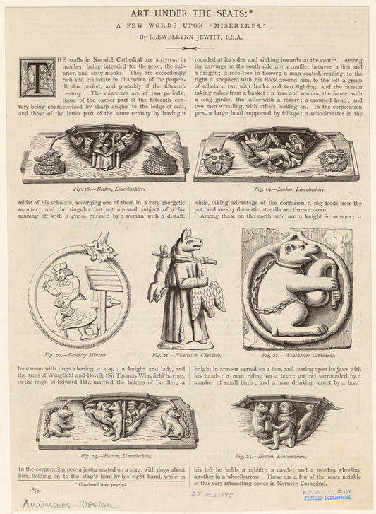 Art under the seats : A few words upon "misereres"
