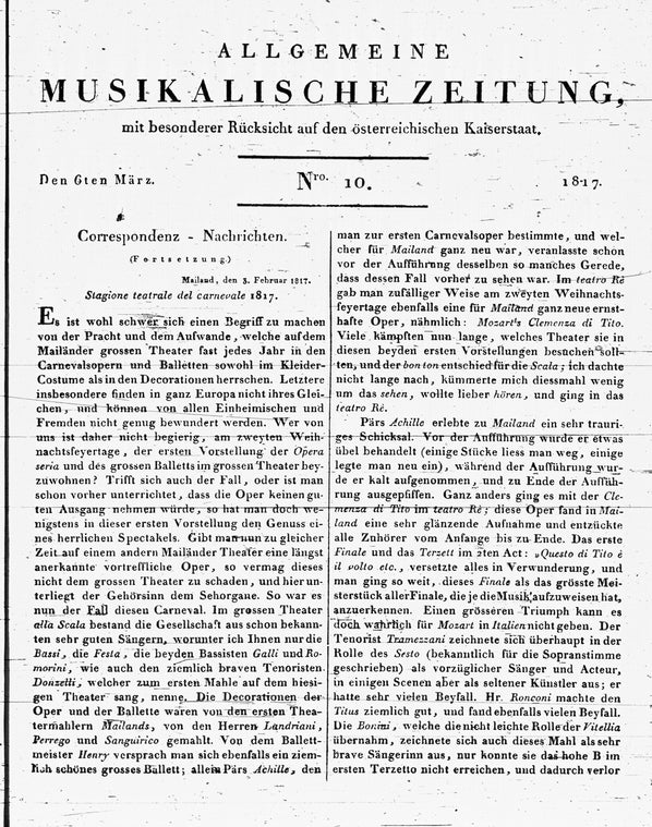 Allgemeine Musikalische Zeitung