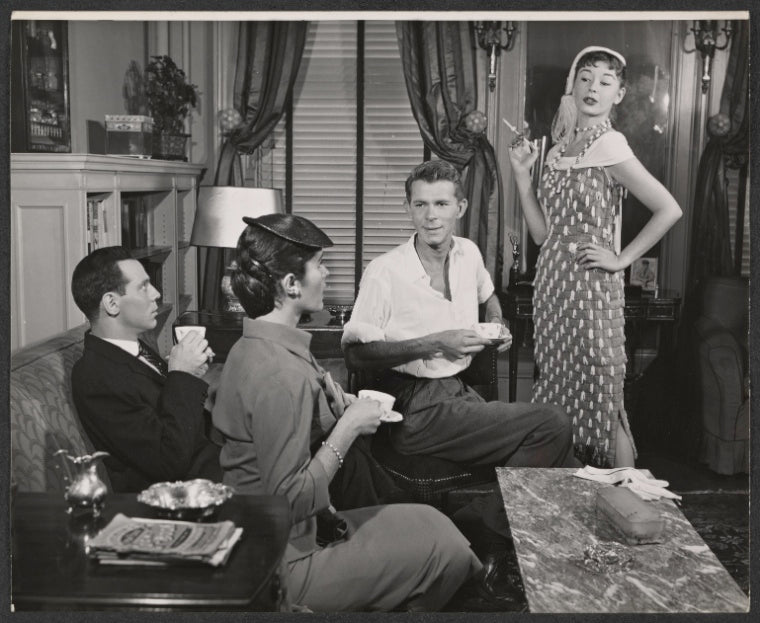 Greta Markson, Alan Coates, William Whitman and Sally Kemp in the stage production I am a Camera