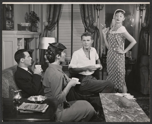 Greta Markson, Alan Coates, William Whitman and Sally Kemp in the stage production I am a Camera