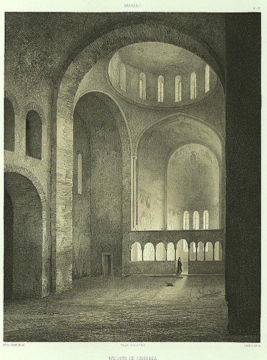 Abkhasie. Basilique de Pijzjounda.