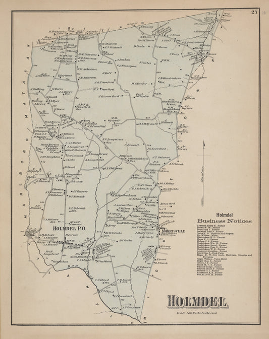 Holmdel Business Directory. ; Holmdel [Township]