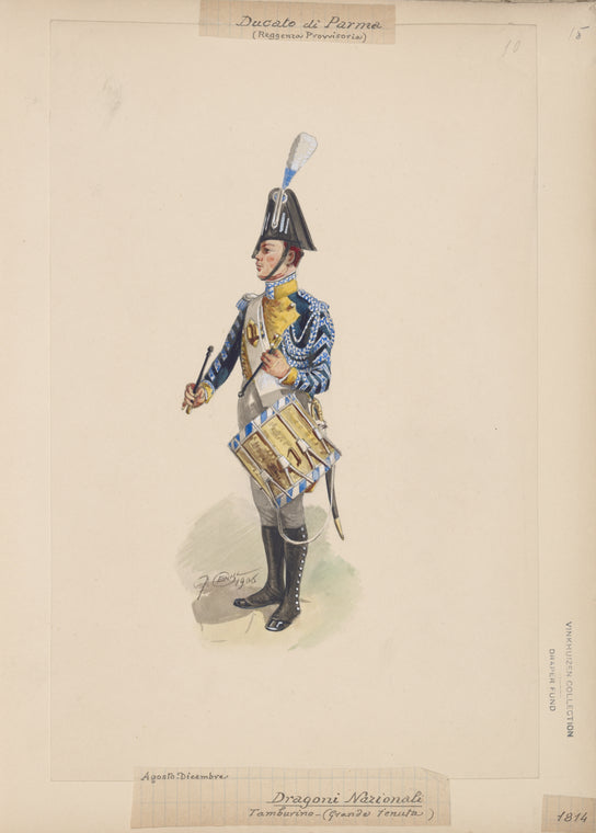 Italy. Parma, 1814-1819