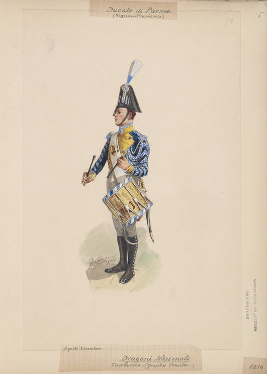 Italy. Parma, 1814-1819