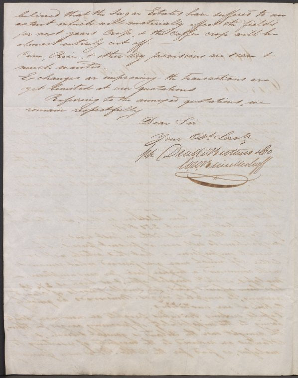 Letter to Moses Taylor