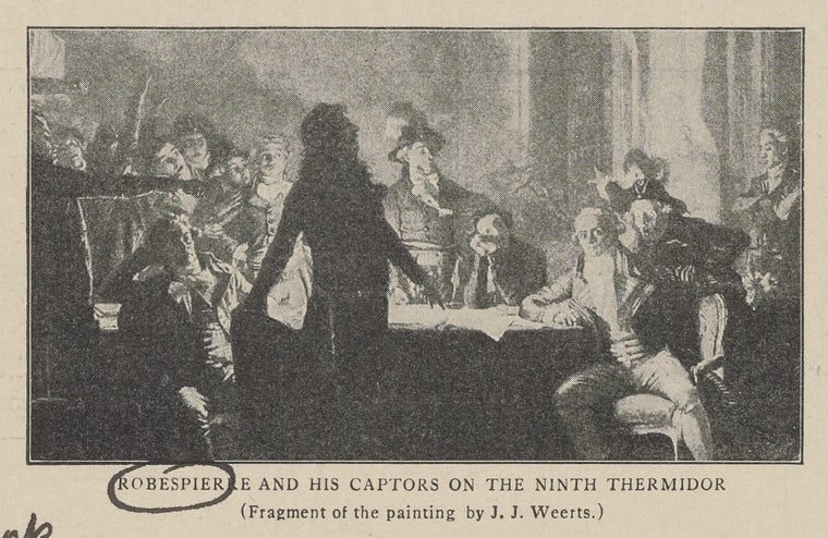 Maximilien Robespierre--scenes in his life.