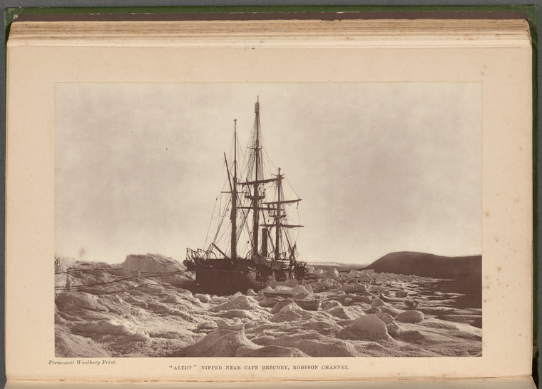 "Alert" Nipped Near Cape Beechey, Robeson Channel