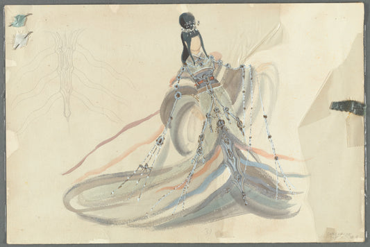Chu Chem: Costume sketch for Concubine #4