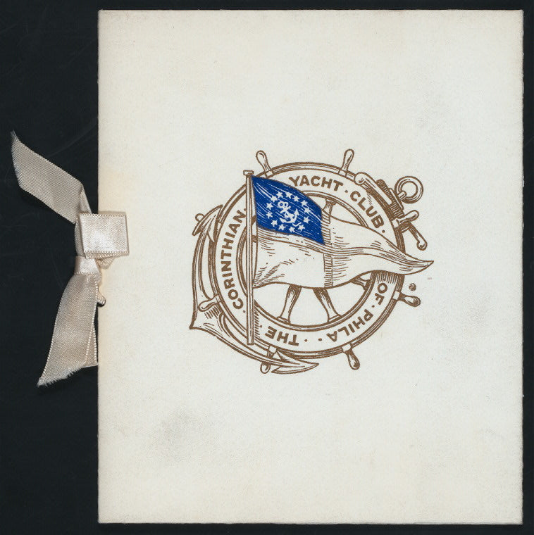 4TH ANNIVERSARY DINNER [held by] THE CORINTHIAN YACHT CLUB OF PHILADELPHIA [at] "HOTEL BELLEVUE,[PHILA,PA]" (HOTEL;)