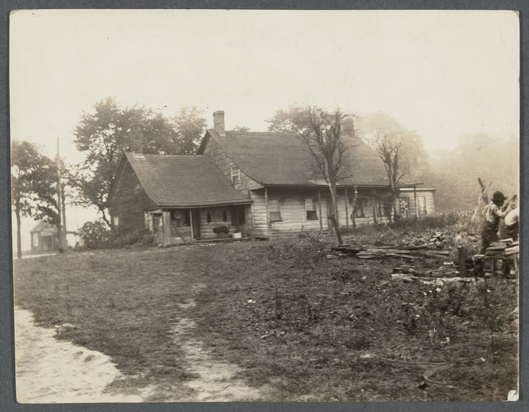 Duluth Farmhouse. South side Jericho Turnpike and 242nd Street, opposite Queen Grove. Jamaica, Queens
