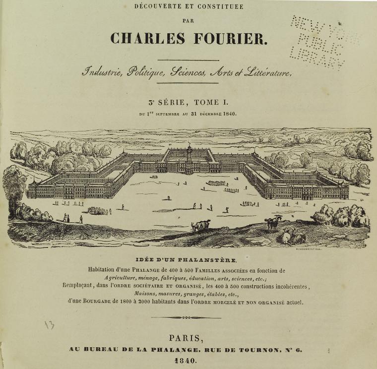 [La Phalange] : [journal de la science sociale] découverte et constituée par Charles Fourier. Industrie, politique, sciences, arts et literature