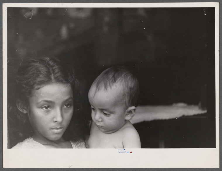 Children in the slum area "Las Monjas" in Santurce, Puerto Rico.