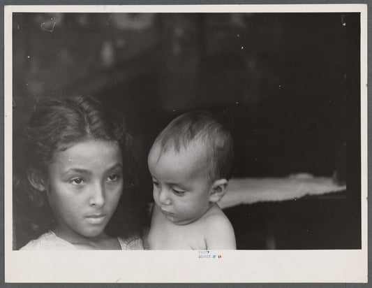 Children in the slum area "Las Monjas" in Santurce, Puerto Rico.