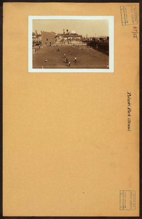 Bronx: Pulaski Park.
