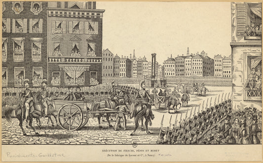 Exécution de Fieschi, Pépin et Morey