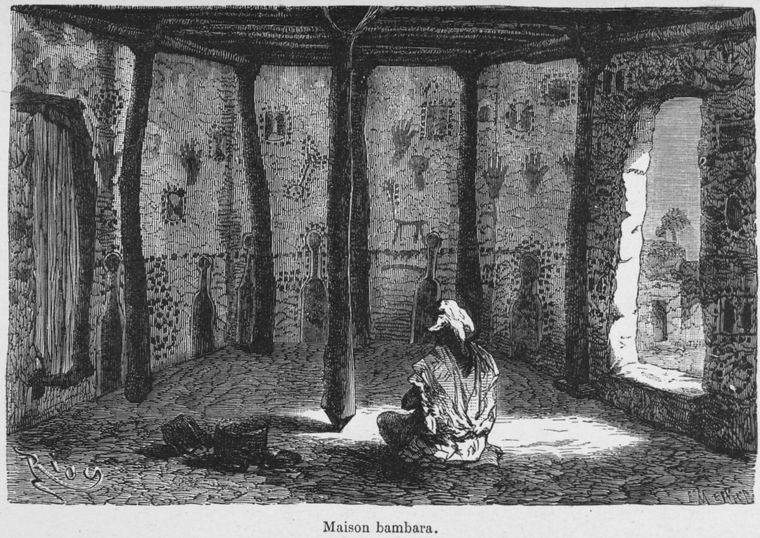 Maison bambara.