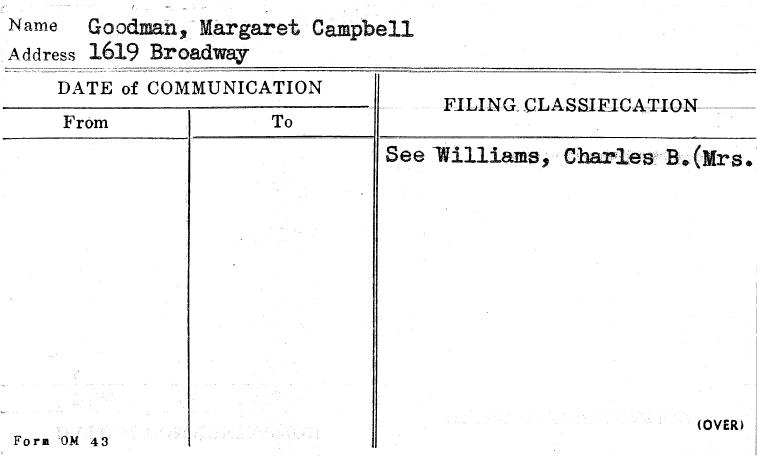 Goodman, Margaret Campbell