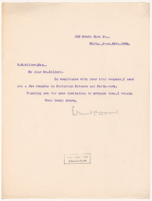Davis, Edward P