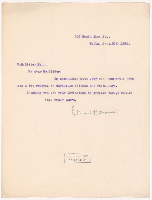 Davis, Edward P