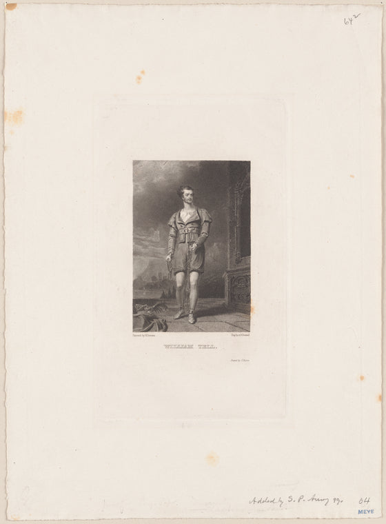 William C. Macready as William Tell