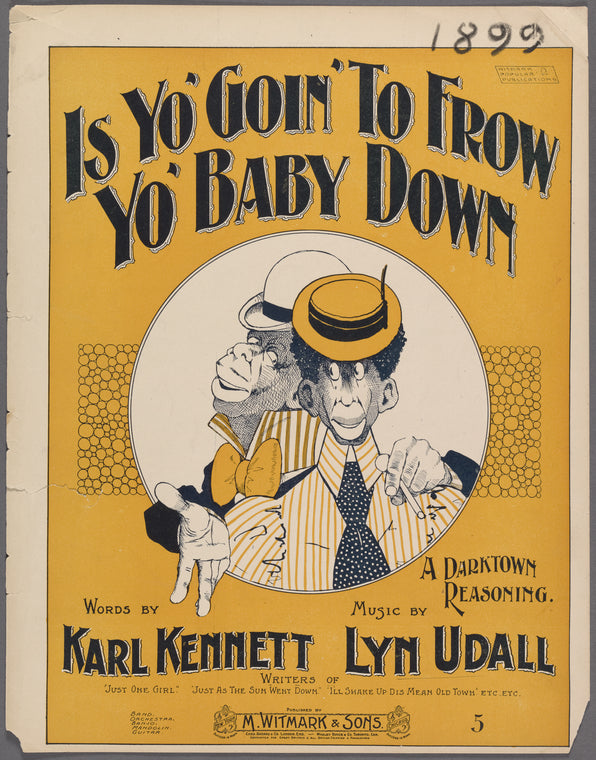 Is yo' goin' to frow yo' baby down