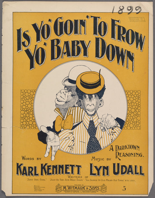 Is yo' goin' to frow yo' baby down