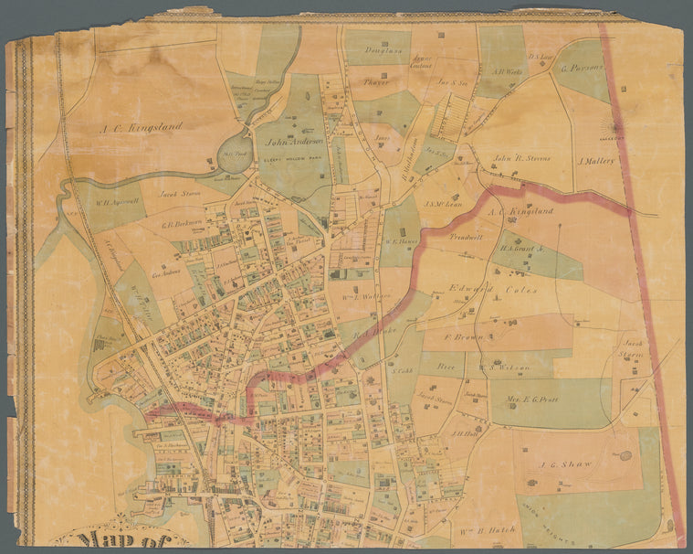 Map of Tarrytown, Irvington etc, Westchester Co.