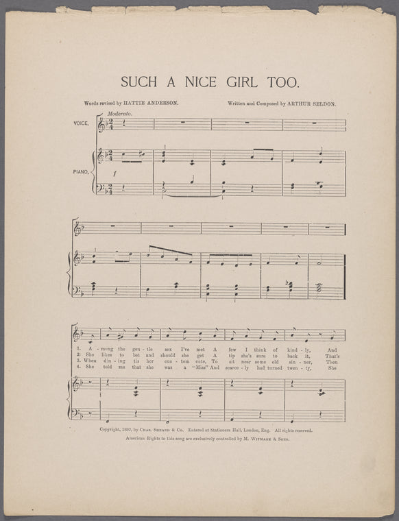 Such a nice girl, too!