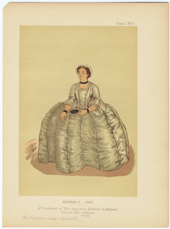 Mrs. Pritchard in "The suspicious husband" by Hayman