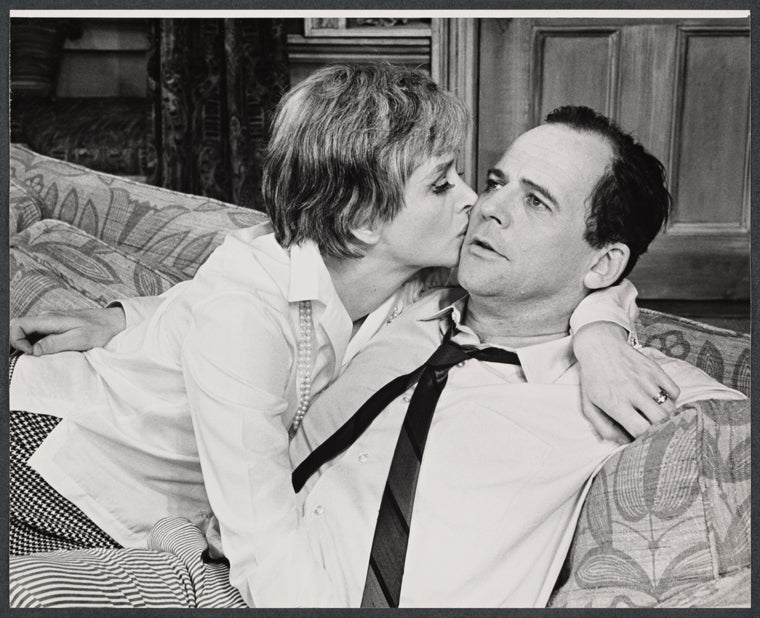 Barbara Barrie and Gerald S. O'Loughlin in the stage production Happily Never After
