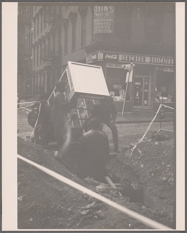 Telephone booth in trouble