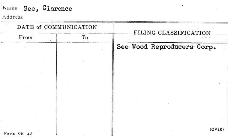 See, Clarence