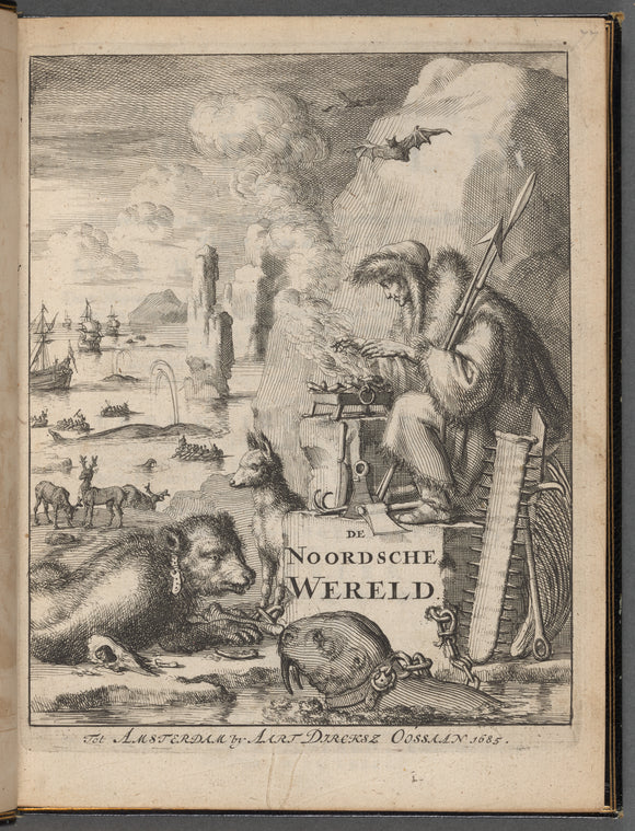 De noordsche weereld; vertoond in twee nieuwe, aenmercklijcke, derwaerts gedaene reysen...