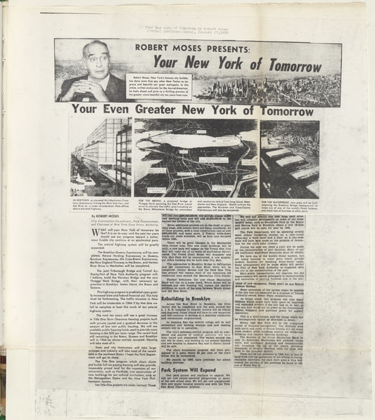 Robert Moses presents: Your New York of tomorrow