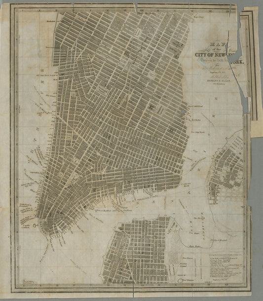 Map of the city of New-York