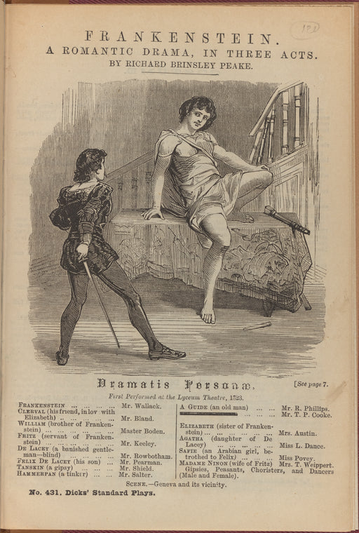 Frankenstein: a romantic drama, in three acts