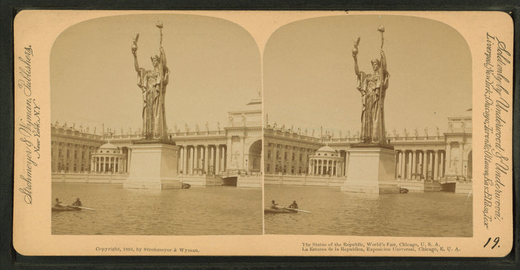 The Statue of the Republic, World's Fair, Chicago, U.S.A.
