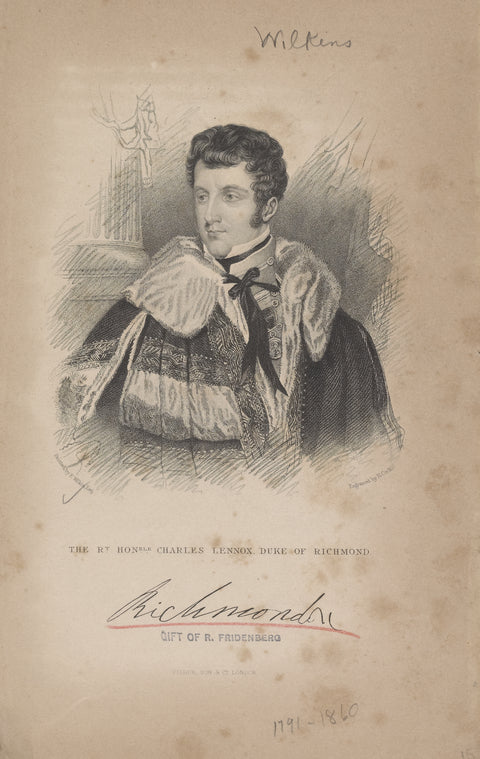 Charles Gordon Lennox, 5th Duke of Richmond.