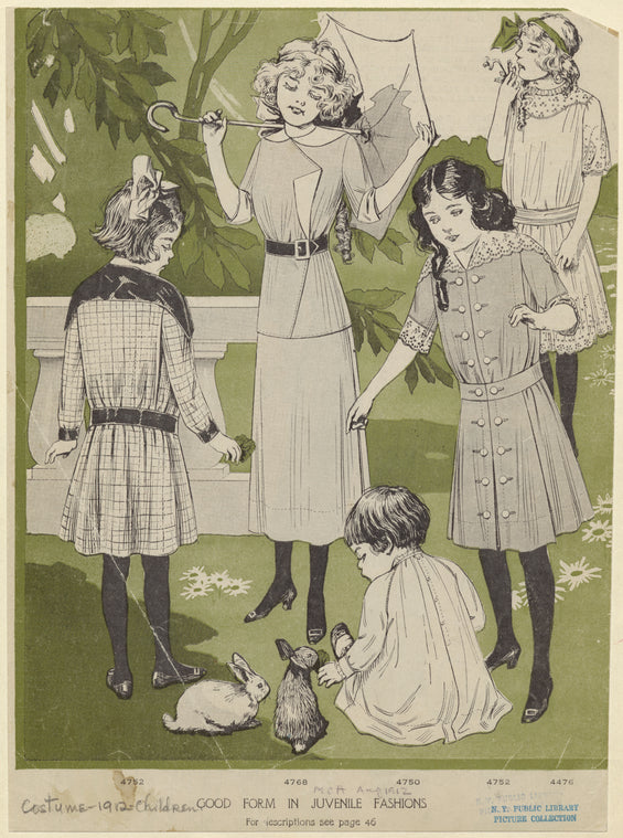 Good form in juvenile fashions