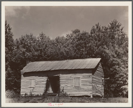 Negro cabin. Hale County, Alabama