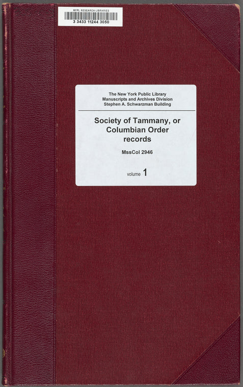 Committee of Amusement minutes