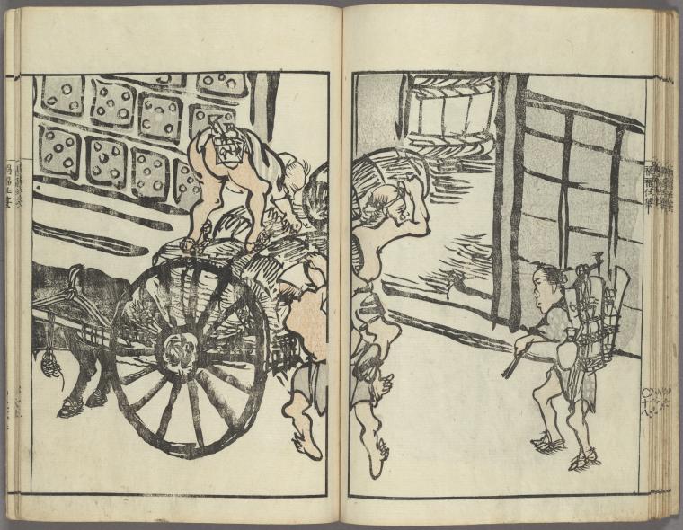 Woodcut print