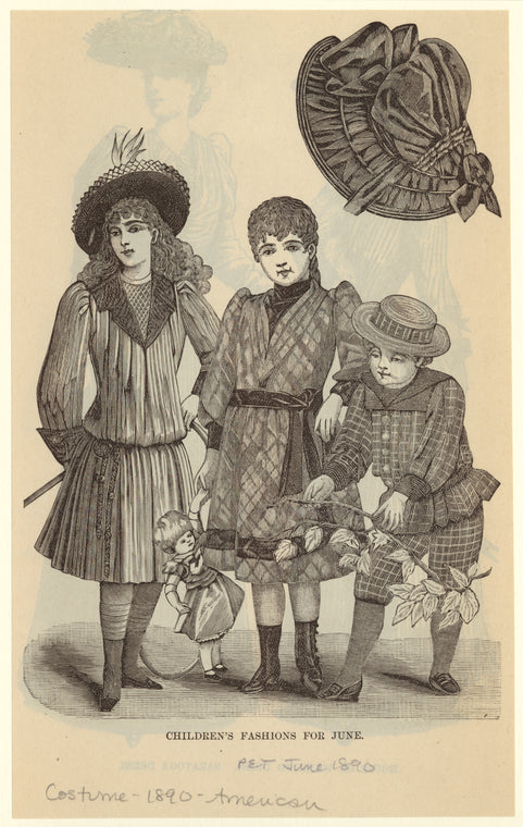 Children's fashions for June