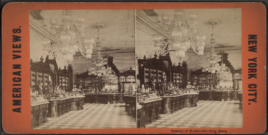 Interior of Helmbold's Drug Store.