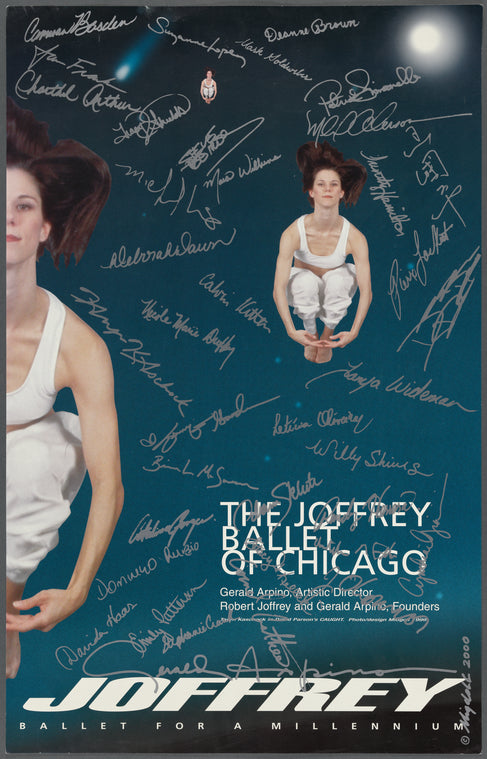 Joffrey: Ballet for a Millennium: Poster signed by company members
