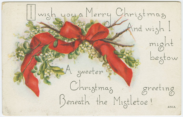 I wish you a merry Christmas.