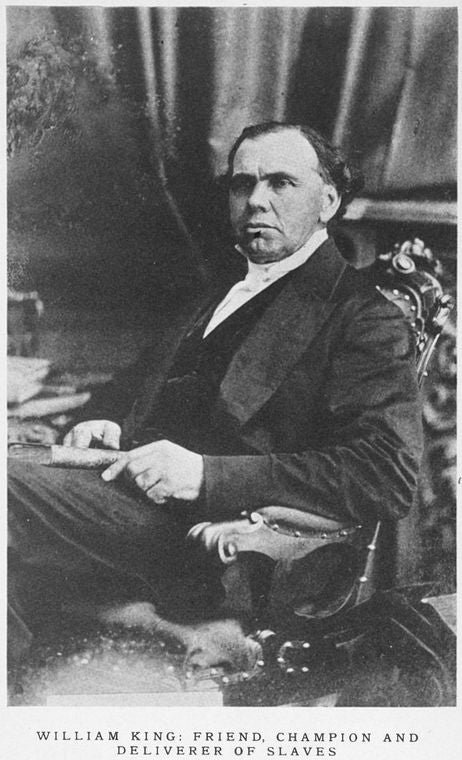 William King; Friend, champion and deliverer of slaves.